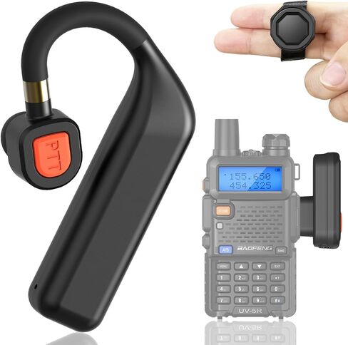 Walkie Talkies Wireless Earpiece with PTT Noise Cancelling 2-Pin K Port Speaker Mic Headset for Ham Radios Baofeng UV-5R Mini 5RM BF-F8HP PRO DM32 AR-152 Pro GM-15Pro UV-5G Plus UV-32 GM21 in Saudi Arabia