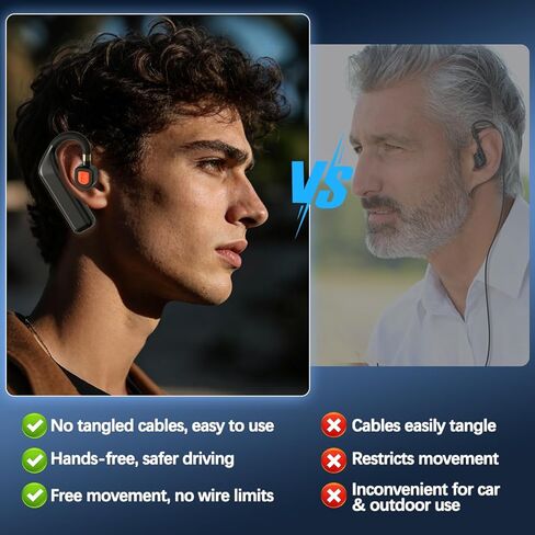 Walkie Talkies Wireless Earpiece with PTT Noise Cancelling 2-Pin K Port Speaker Mic Headset for Ham Radios Baofeng UV-5R Mini 5RM BF-F8HP PRO DM32 AR-152 Pro GM-15Pro UV-5G Plus UV-32 GM21 in Saudi Arabia