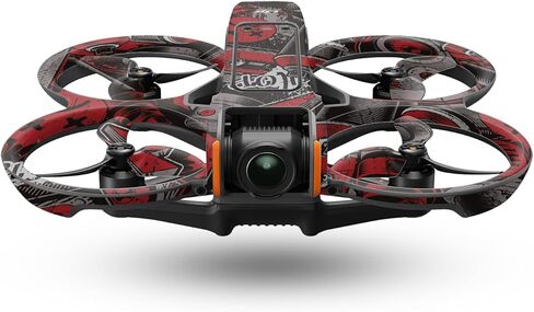 غلاف الطائرة بدون طيار متوافق مع DJI Avata 2 (2024) - هيب هوب أحمر - غطاء لاصق واقٍ من الفينيل 3M ممتاز - سهل الاستخدام | صُنع في الولايات المتحدة الأمريكية بواسطة MightySkins in Saudi Arabia