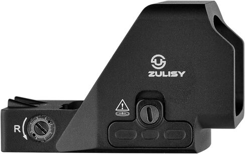 Zulisy Gen 3 Oak Plus PRO جهاز رؤية منعكس متعدد الشبيكات - 2 MOA Dot و42 MOA Circle، لبصمة RMR / 507C، اهتز حتى تستيقظ، نافذة كبيرة، عدسة بصرية مفتوحة متينة للمسدسات التكتيكية كاملة الحجم وEDC in Kuwait