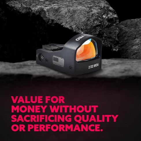 Ade Advanced Optics Delta Pro RD3-012 PRO Motion Awake, Multi Reticle Red Dot Sight + Optic Mounting Plate for Ruger Security 9 Pistol + Standard Picatinny Mounting Plate in Saudi Arabia