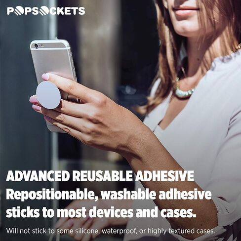 PopSockets: Collapsible Grip & Stand for Phones and Tablets - Blueish in Saudi Arabia