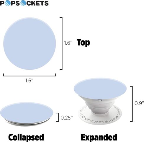 PopSockets: Collapsible Grip & Stand for Phones and Tablets - Blueish in Saudi Arabia