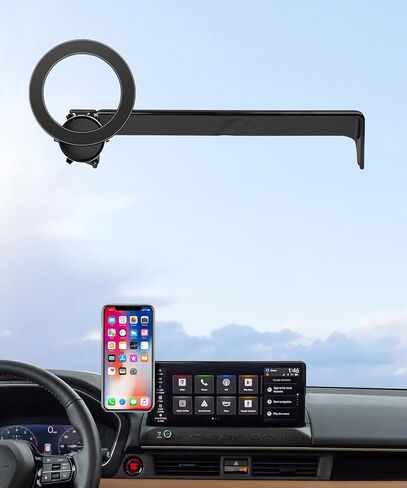 حامل هاتف السيارة MaserWeller لملحقات Honda Passport/Pilot 2026، مشبك ثابت للشاشة مقاس 12.3 بوصة، حامل هاتف يدور 360 درجة متوافق مع MagSafe، حامل الهاتف الخلوي الذي لا يؤثر على فتحة التهوية in Saudi Arabia