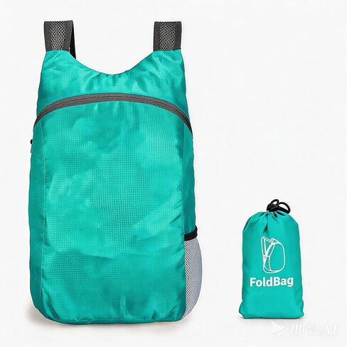 Hiking Backpack Lightweight Foldable Travel Packable Backpack for Camping Cycling Outdoor-Grey in Saudi Arabia