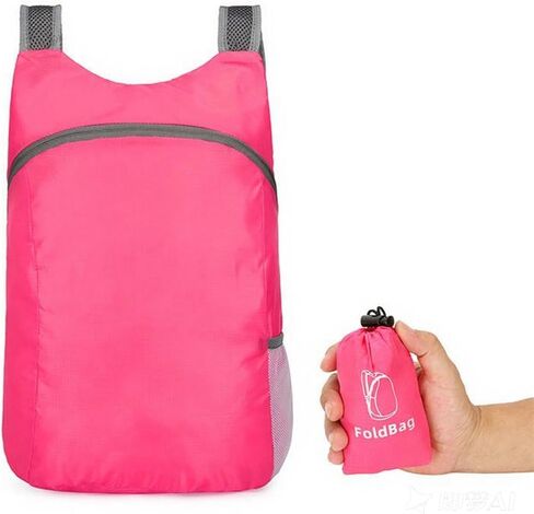 Hiking Backpack Lightweight Foldable Travel Packable Backpack for Camping Cycling Outdoor-Grey in Saudi Arabia