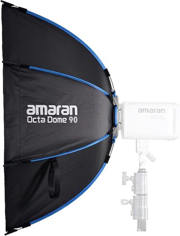 amaran Octa Dome 90 3-Feet One-Snap Setup Large Octagonal Bowens Mount Softbox with Flat-Pack Design in Saudi Arabia