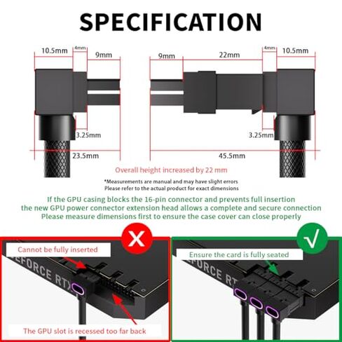8Pin GPU Extension Cable + Adapter (Clip-A) in Saudi Arabia