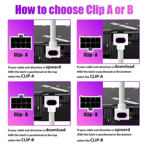 8Pin GPU Extension Cable + Adapter (Clip-A) in Saudi Arabia