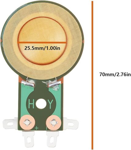 2 قطعة AFT الحجاب الحاجز 8 أوم متوافق مع Fostex متوافق مع فوستر 025H30 DC10/1501-16 H025N30 PHT-411 FT300H in Kuwait