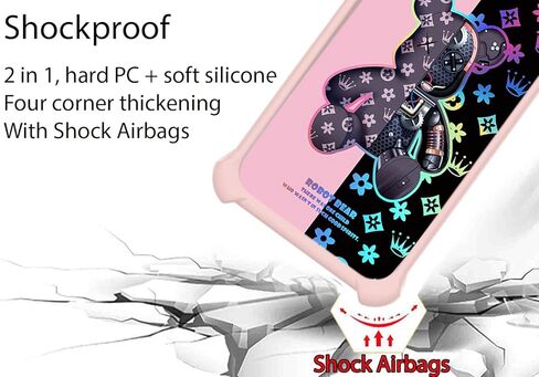 Case for Nokia G310 5G Phone Case Cover [with Tempered Glass Screen Protector][Hard PC + Soft Silicone][Ring Support] IMDF-JXX in Saudi Arabia