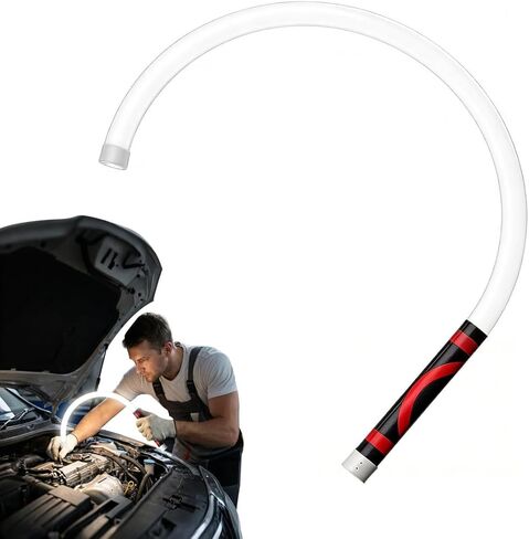 Flexible LED Flashlight Stick, 30" Bendable Mechanic Work Light Rechargeable High Lumen Professional Light 3 Lighting Modes Automotive Illumination Tool Car Repairs Inspections Tight Spaces in Kuwait