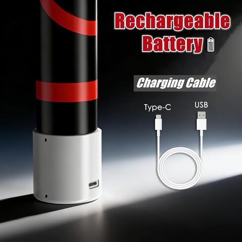 Flexible LED Flashlight Stick, 30" Bendable Mechanic Work Light Rechargeable High Lumen Professional Light 3 Lighting Modes Automotive Illumination Tool Car Repairs Inspections Tight Spaces in Kuwait