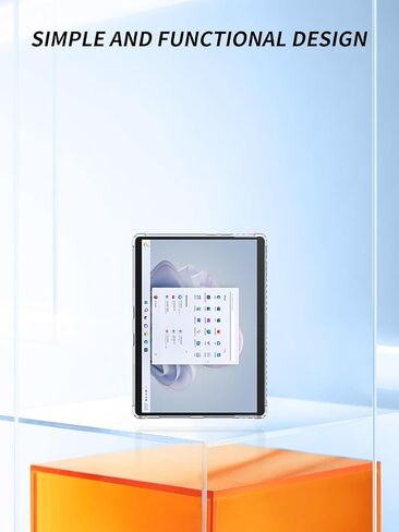 حافظة لجهاز Microsoft Surface Pro7/6/5/4 مقاس 12.3 بوصة لأجهزة Android اللوحية، زاوية تغطية كاملة رفيعة للغاية، غطاء حافظة BOVUGAC ناعم من مادة TPU مقاوم للصدمات مناسب للأطفال لجهاز Microsoft Surface Pro 7 مقاس 12.3 بوصة (شفاف) in Saudi Arabia