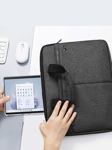 حافظة لجهاز Microsoft Surface Pro7/6/5/4 مقاس 12.3 بوصة لأجهزة Android اللوحية، زاوية تغطية كاملة رفيعة للغاية، غطاء حافظة BOVUGAC ناعم من مادة TPU مقاوم للصدمات مناسب للأطفال لجهاز Microsoft Surface Pro 7 مقاس 12.3 بوصة (شفاف) in Saudi Arabia