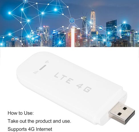 Portable 4g Router 4g USB Portable WiFi Portable 4g Router WiFi 10 Users High Speed Stable Signal LTE WiFi Router for Home Travel in Saudi Arabia