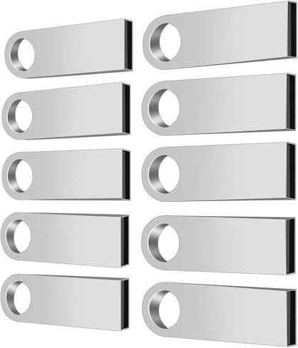 10 Packs 32GB USB Flash Drives USB 2.0 Memory Cards Bulk Thumb Drives Portable Drives Quick Jump Drives(10 Pack Plastic USB Black, 32GB) in Saudi Arabia