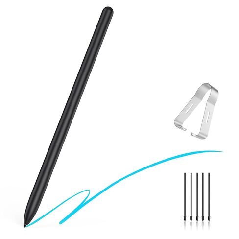 قلم MoKo Galaxy Tab S10 S9 FE S لقلم Samsung Galaxy Tab S6 Lite/S7/S8/S9/S10 S بديل + 5 نصائح مجانية لقلم Samsung Galaxy Tab S6 Lite، أسود in Kuwait