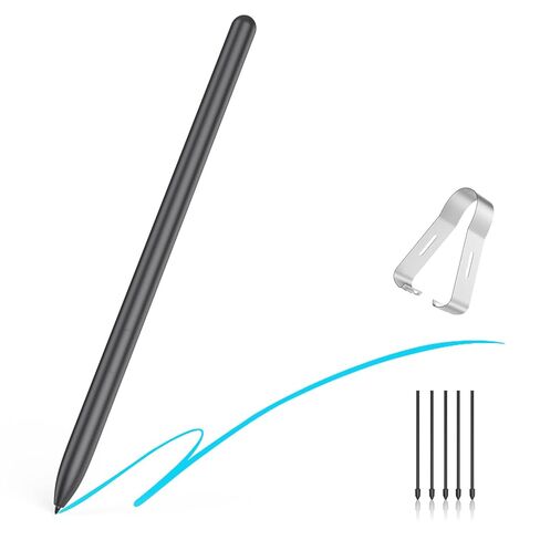 MoKo Galaxy Tab S10 S9 FE S Pen for Samsung Galaxy Tab S6 Lite/S7/S8/S9/S10 S Pen Replacement + Free 5 Tips for Samsung Galaxy Tab S6 Lite Pen, Black in Saudi Arabia