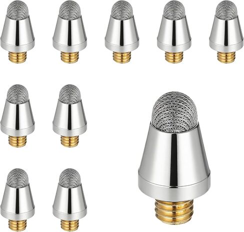 10 PCS Stylus Tips Replacement Tips Only, Universal Mesh Soft Replacement Fiber Tip Touch Screen Stylus Pen Universal Stylues No Scratch Screen Pen Tip for Capacitive Touch Screens in Saudi Arabia