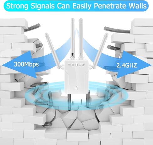 2026 WiFi Extender Signal Booster Internet Repeater Long Range Covers Up to 45+ Devices and 8470 Sq.ft for Apartment Basement Office House in Saudi Arabia