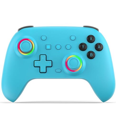 وحدة التحكم اللاسلكية Deepdawn لجهاز Nintendo Switch/Switch 2/Lite/OLED/PC - لوحة ألعاب مريحة مع Turbo، وأزرار قابلة للبرمجة، وإضاءة RGB، ووظيفة الاستيقاظ والاهتزاز المزدوج in Kuwait