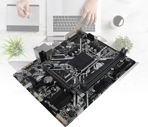 B365M D2VX SI Computer Motherboard, DDR4x2 DIMM M ATX Desktop Computer Mainboard Fit for LGA 1151 Socket 9th 8th Gen, for Core i9 i7 i5 i3, RJ45, DVI, USB3.1 in Saudi Arabia