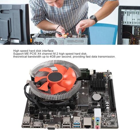 B75 LGA 1155 Motherboard CPU Combo, I5 3470 3.2GHz Quad Core, 8GB DDR3 RAM, M.2 SSD, 3 Phase Power, for Desktop PC Gaming & Office in Saudi Arabia