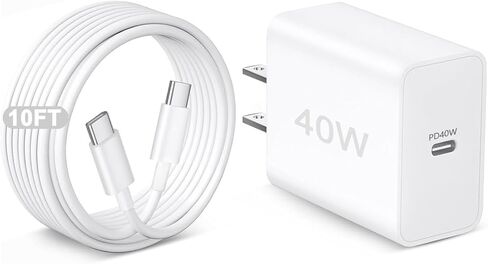 [معتمد من Apple MFi] شاحن iPhone 17 16 Pro Max شحن سريع، 40 وات USB C إلى C كابل شحن سريع بطول 10 أقدام من النوع C لهاتف iPhone 17e/17 Pro/Air/16/16e/16 ProMax/Plus/15Pro، iPad in Kuwait
