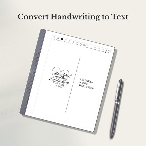 حزمة الكمبيوتر اللوحي الورقي Penstar eNote 2، جهاز لوحي للكتابة بالقلم مقاس 10.3 بوصة فقط، مفكرة رقمية للكمبيوتر الدفتري الإلكتروني، قارئ حبر إلكتروني 300 نقطة في البوصة 4 جيجابايت 128 جيجا مع غطاء فوليو وأقلام B5 (متجدد) in Saudi Arabia