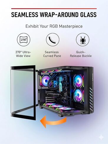 جهاز كمبيوتر مكتبي للألعاب مبرد سائل - Ryzen 7 8700F حتى 5.0 جيجا هرتز، GeForce RTX 4060 Ti، ذاكرة الوصول العشوائي DDR5 سعة 16 جيجابايت، 1 تيرابايت NVME، WiFi 6 & BT 5.4، 9 × مراوح ARGB، Windows 11، لوحة مفاتيح وماوس ميكانيكية in Kuwait