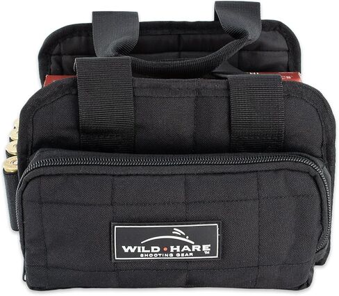 حامل 4 صناديق من Wild Hare Shooting Gear متين ومقاوم للماء - جيب كبير للملحقات الجانبية - أسود in Kuwait