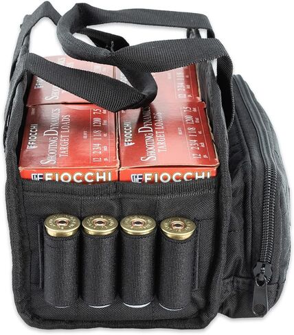 حامل 4 صناديق من Wild Hare Shooting Gear متين ومقاوم للماء - جيب كبير للملحقات الجانبية - أسود in Kuwait