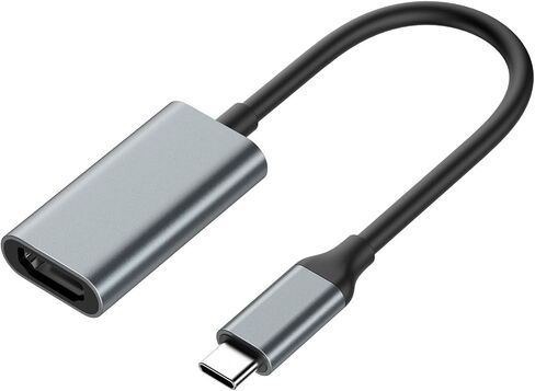 محول USB C إلى HDMI 4K@60 هرتز، موصل TypeC إلى HDTV مناسب لأجهزة iPhone 15 16 17 Pro Max وMacBook High Speed ​​Thunderbolt 3/4/5 in Saudi Arabia
