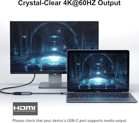 USB C to HDMI Adapter 4K@60Hz Thunderbolt 3 to HDMI Adapter in Saudi Arabia
