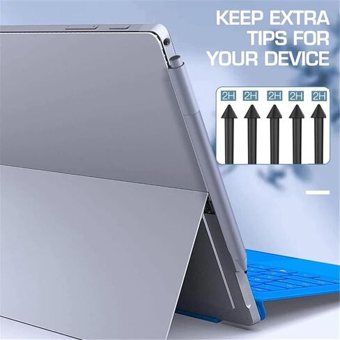 5Pcs High Sensitivity Pen Refills Sensitive Fine Nib Surface Tips Replacement for Surface 7/6 / 5/4 / Book/Studio/Go Nib in Saudi Arabia