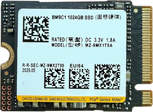 جديد BM9C1 512GB SSD M.2 2230 30mm NVMe PCIe 4.0 Gen4 x4 محرك الحالة الصلبة لـ PS5 Dell Ultrabook Surface Pro Steam Deck in Kuwait