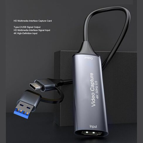 بطاقة التقاط فيديو Bewinner، مدخل 4K 30 هرتز، مخرج 1080P 60 هرتز، USB 2.0 UVC، مع دعم YUY2 MJPEG L PCM، للكاميرات والهواتف الذكية وأجهزة الكمبيوتر المحمولة in Saudi Arabia