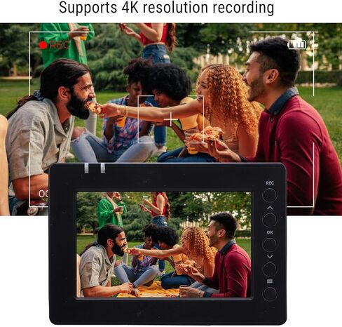 بطاقة التقاط فيديو HDMI من GOWENIC، صندوق التقاط فيديو بدقة 4K HD، مسجل ألعاب تشغيل سجل 4K إلى بطاقة الذاكرة ومحرك أقراص فلاش U in Saudi Arabia