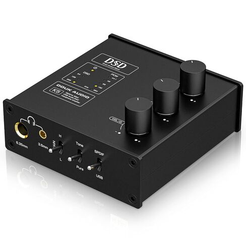 Douk Audio K5 PC DAC Headphone Amplifier Digital to Analog Converter with USB & Optical Input DSD256 for Amplifiers, Speakers, Mac, Computer (K5) in Saudi Arabia