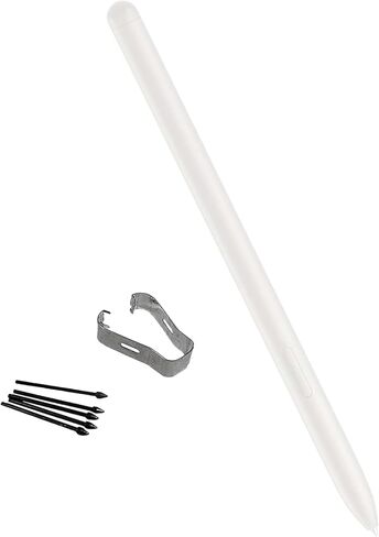 Galaxy Tab S10 Lite Stylus Pen for Samsung Galaxy Tab S10 Lite S Pen Replacement for Samsung Galaxy Tab S10 Lite S Pen + Free 5 Tips (White) in Saudi Arabia