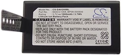 XSP 1000mAh Replacement Battery for DATALOGIC CVR2 Memor X3 Part NO 11300794 3H21-00000370 94ACC0083 94ACC1368 BP08-000600 Parts Battery Batteries in Saudi Arabia