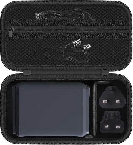 Carrying Case for GL.iNet GL-BE3600/ GL-MT3000/ MT3600BE/ GL-AXT1800/ GL-SFT1200 Slate AX Travel Router, Portable Protective Storage Bag for Travel Routers-Black（CASE ONLY in Saudi Arabia