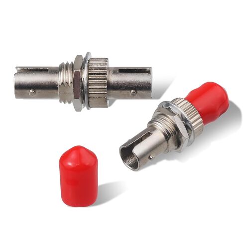 -100pcs ST Simplex Coupler ST to ST Simplex Singlemode Coupler ST to ST Bulkhead Fiber Coupler Simplex Singlemode in Saudi Arabia