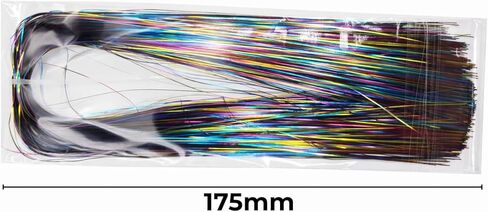 Fly Tying Materials - 13 Colors Holographic Flashabou Tinsel 0.3mm Flash Sparkle Fibers for Trout Tube Flies & Streamers in Saudi Arabia