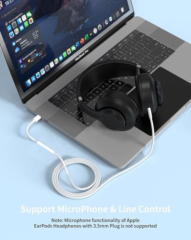 USB C to 3.5mm Headphone Jack Adapter MFi Certified HiFi 3 Pack Type C Aux Audio Dongle Cable Cord for iPhone 17 Air 16e 16 15 Samsung Galaxy S25 S24 S23 S22 Plus Pro Max Ultra Note Pixel iPad MacBook in Saudi Arabia