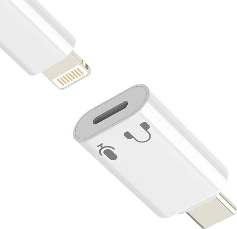 Lightning Headphone Female to USB C Male Adapter for iPhone 17 16 15 Pro Max for Apple Audio Lighting Microphone Type C Converter Earphone Adaptor Cable Mic Earbuds for Ipad Jack Adaptador Phone Plug in Saudi Arabia