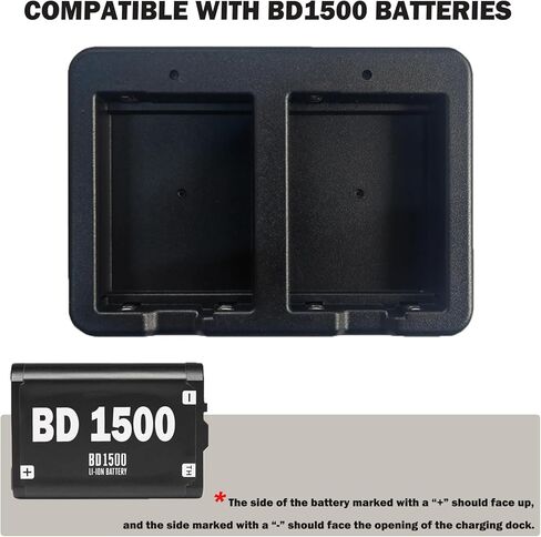 محطة شحن بطارية المصابيح الأمامية متوافقة مع Black Diamond BD1500 1 Pack (البطاريات غير متضمنة) in Kuwait