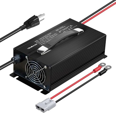 14.6V 20A Lithium Battery Charger 12V Lithium Battery Charger AC-DC Smart with Anderson Connector LED Indicator Protection for LiFePO4 Deep Cycle Batteries of RV, Homes,Solar Systems Off-Grid in Saudi Arabia