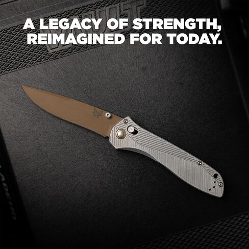 Benchmade - Seven Ten EDC Knife with Gray Aluminum Handles (710FE-24) in Kuwait